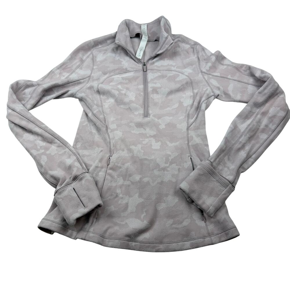 Lululemon Half Zip Pullover Camo Size 4